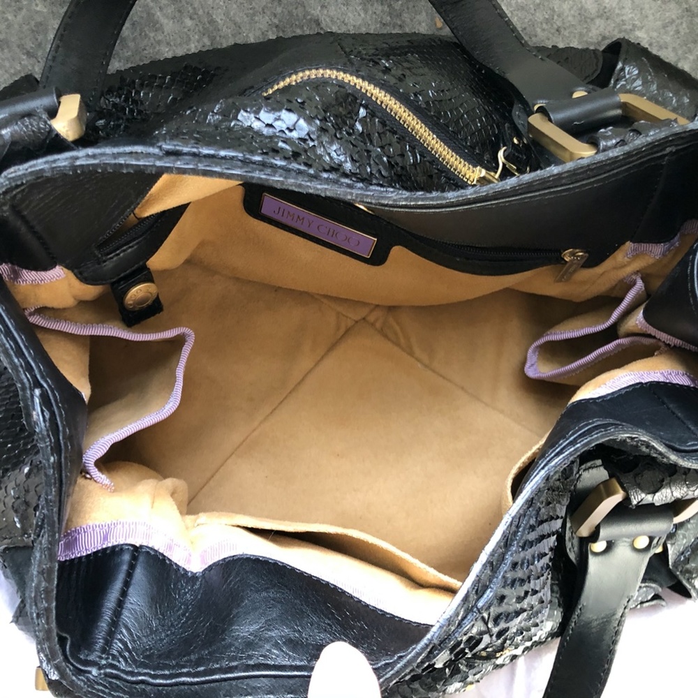 Jimmy Choo Python Handbag - Picture 5 of 6